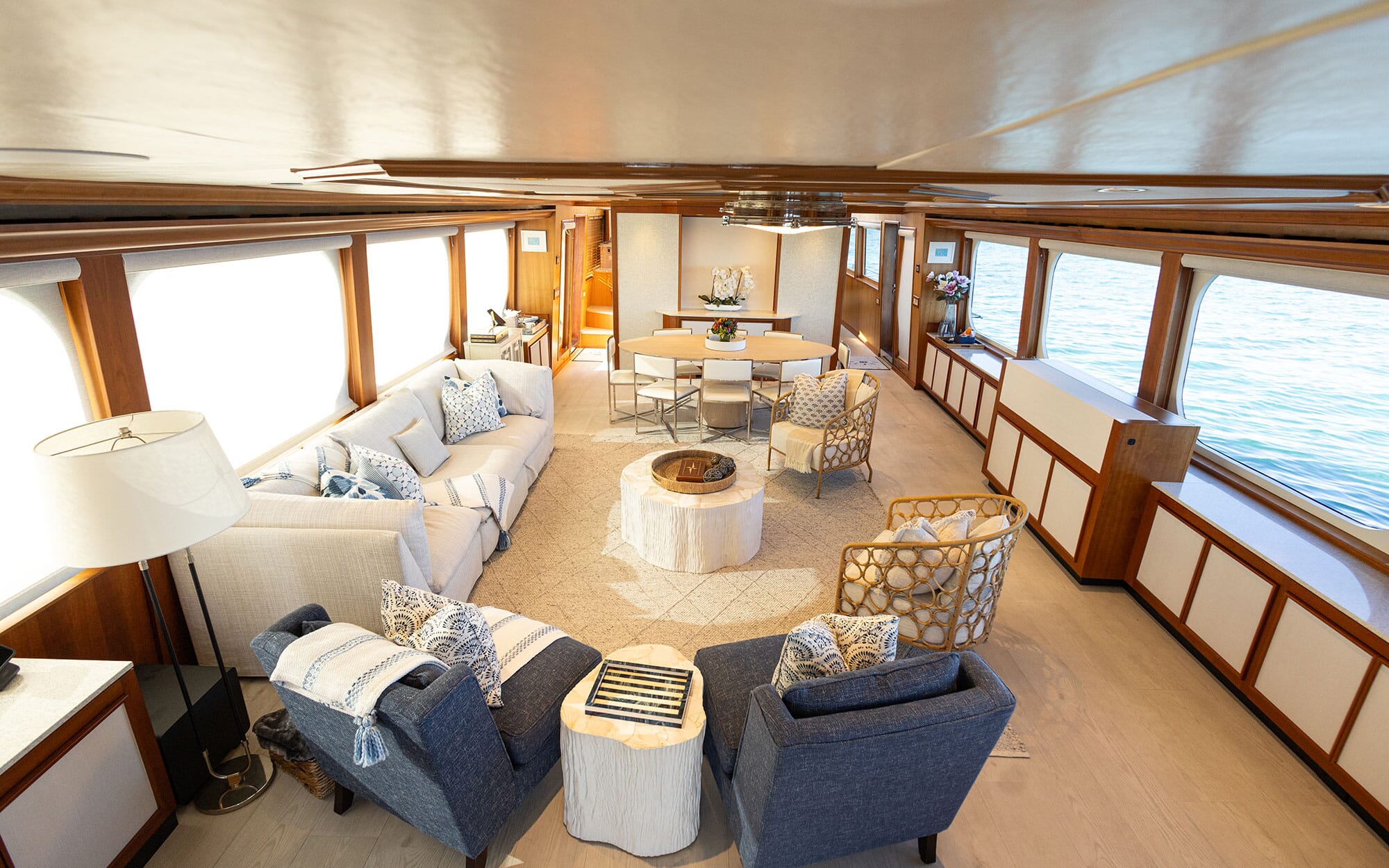 Galley aboard M/Y Birdy
